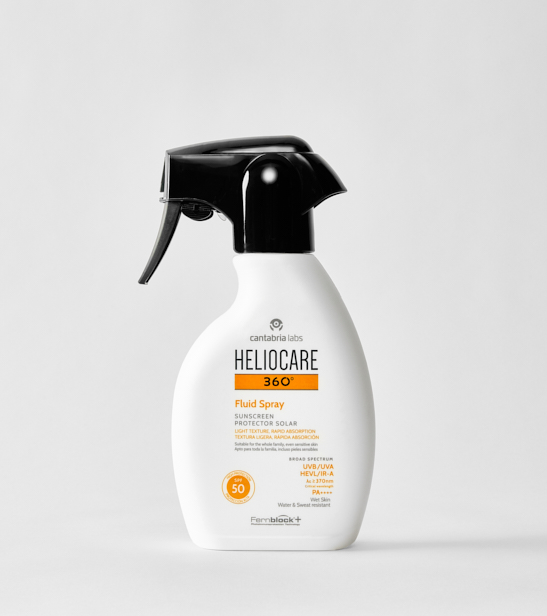 Protector solar corporal ligero en spray