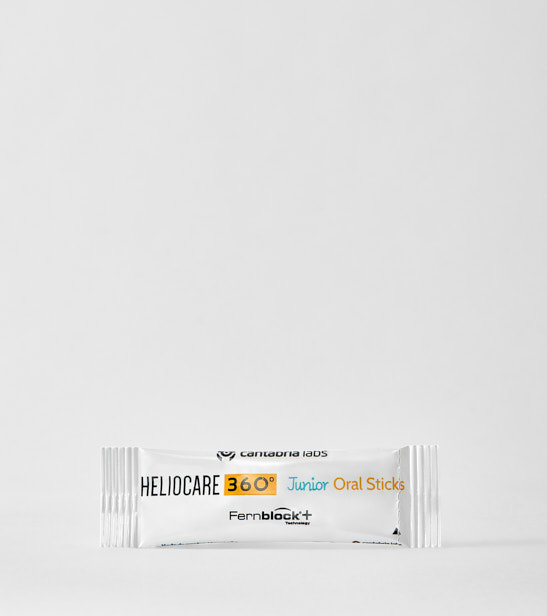Protector solar oral para niños en sobres