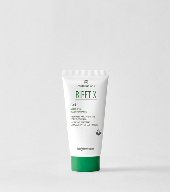 Gel facial para piel aneica
