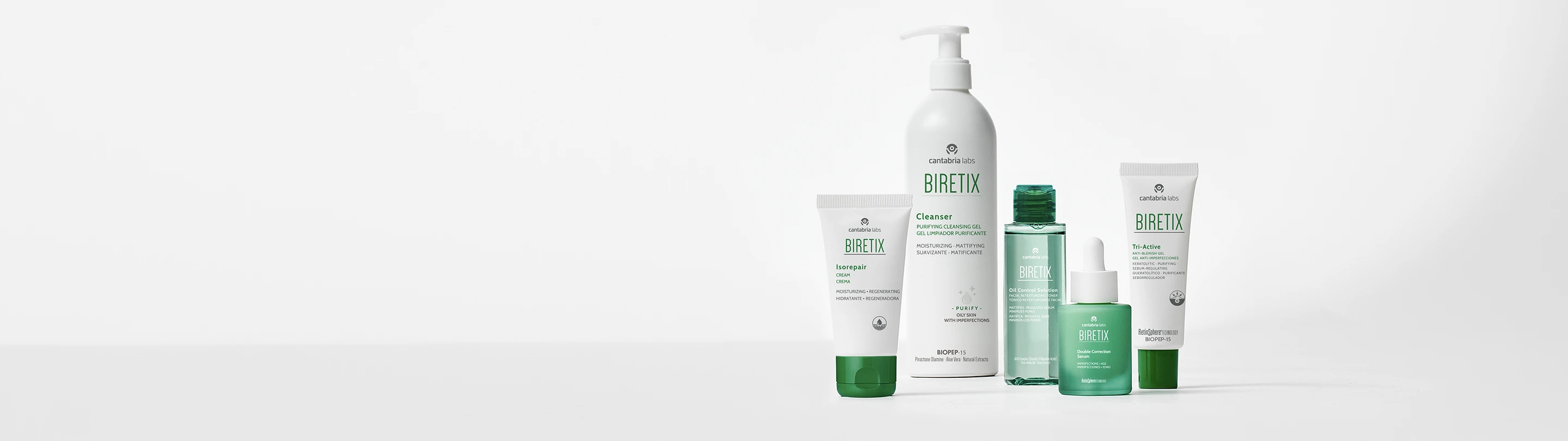 Productos para piel grasa acneica